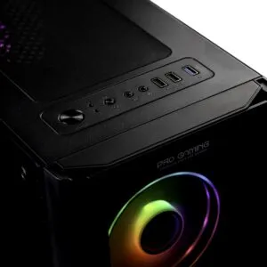 Carcasa Pro Gaming Blaze, Middle Tower, ATX, fara sursa, controller ARGB, telecomanda