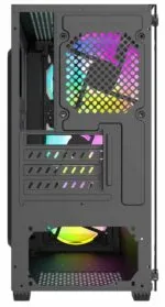 Carcasa PRO GAMING Arrow BLACK, Middle Tower, M-ATX, Fara Sursa, 4X RGB FAN