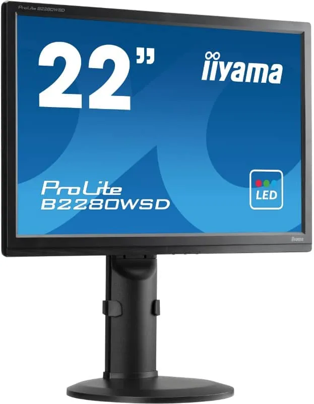 Monitor LED second hand Iiyama Prolite B2280WSD, 22 inch, Grad A