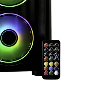 Carcasa Pro Gaming Blaze, Middle Tower, ATX, fara sursa, controller ARGB, telecomanda