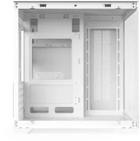 Carcasa Pro Gaming Ambra White, Cube Tower, M-ATX, fara sursa, 5x ARGB FAN, Controller ARGB