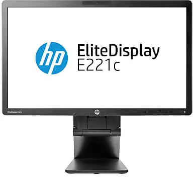 LED HP EliteDisplay E221c, 21.5 inch, IPS, FHD, webcam si microfon, boxe, Grad -A