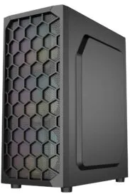 Carcasa PRO GAMING BARREN, Middle Tower, ATX, Fara Sursa, 3X ARGB FAN