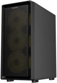 Carcasa PRO GAMING Vision BLACK, Middle Tower, M-ATX, Fara Sursa, 4X RGB FAN