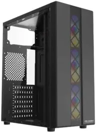 Carcasa PRO GAMING JAX, Middle Tower, ATX, Fara Sursa, 3X ARGB FAN