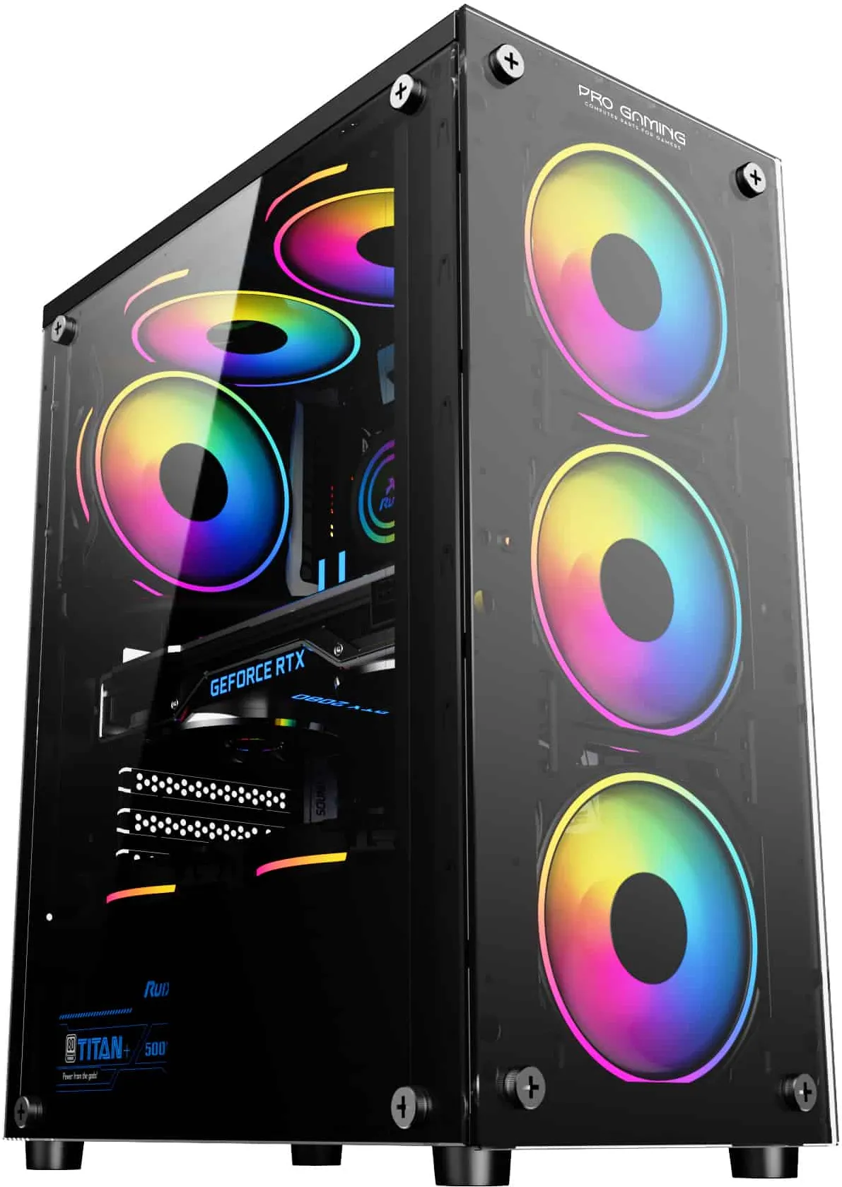 Calculator Eco Gaming 10 Core i5-6500, 16GB DDR4, 512GB SSD + 1TB HDD, AMD Radeon Vega 56 8GB