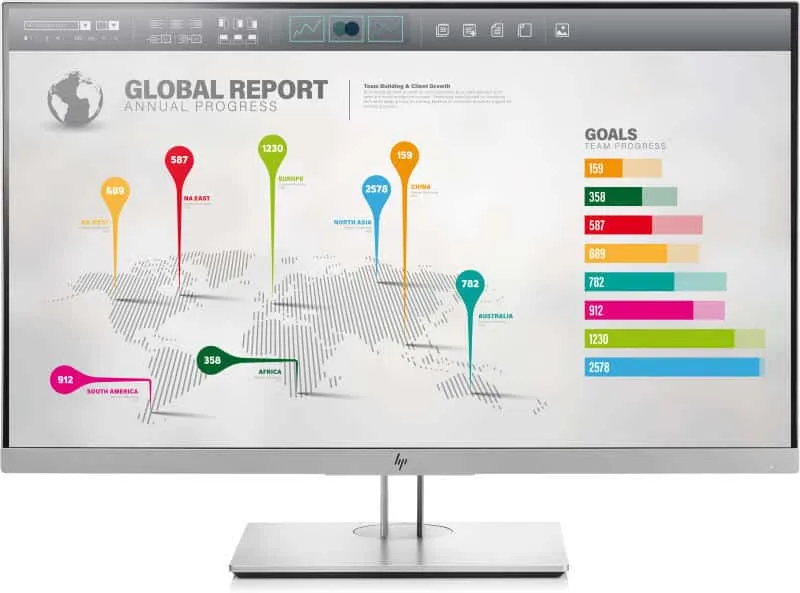 Monitor LED second hand Hp E273Q, 27 inch, Grad A