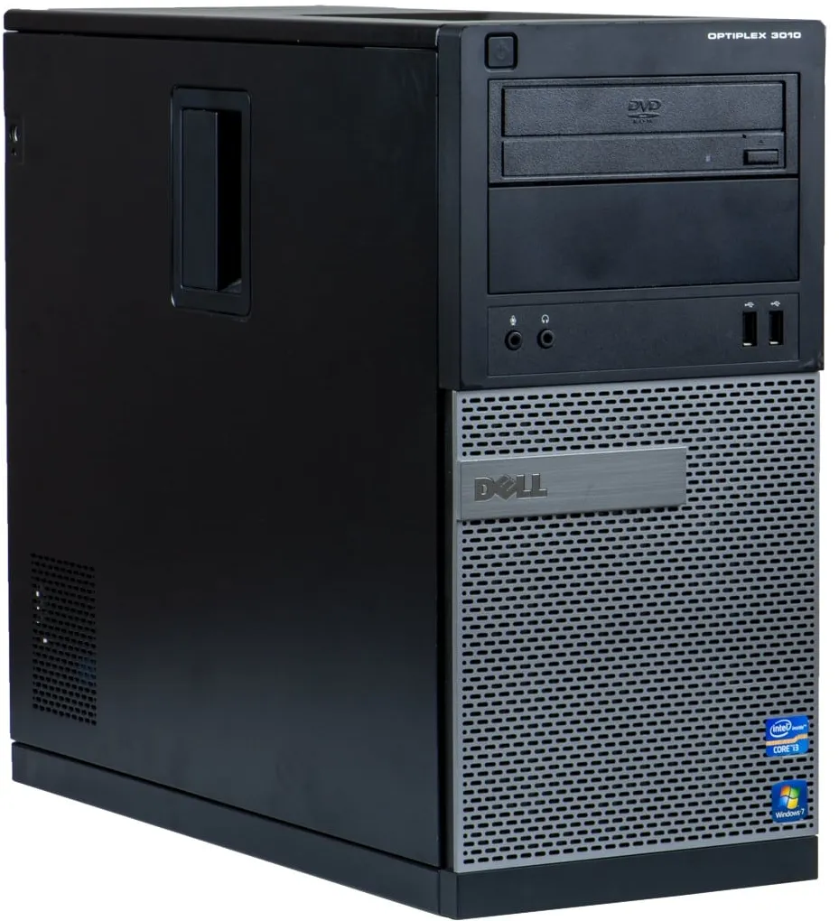 Calculatoare second hand Dell Optiplex 3010 tower Intel Core i3-3220 3.30GHz, 4GB DDR3, 128GB SSD