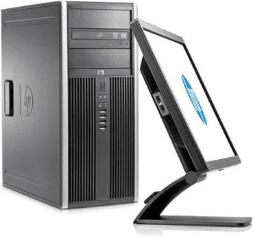 Pachet – HP 6200 Tower second hand Intel I5-2400 + Monitor 19″ second hand wide Grad -A, Webcam HD 720p