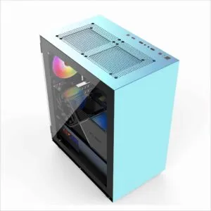 Carcasa Pro Gaming Myrmidon, Mini Tower, ATX, fara sursa, controller ARGB