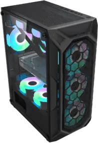 Carcasa Pro Gaming Hive, Middle Tower, ATX, fara sursa, controller ARGB