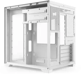 Carcasa Pro Gaming Ambra White, Cube Tower, M-ATX, fara sursa, 5x ARGB FAN, Controller ARGB