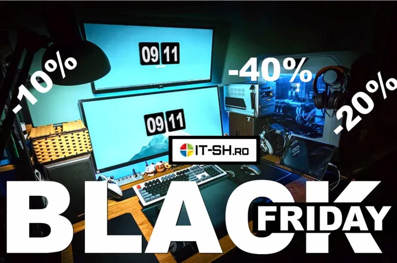 Reduceri de Black Friday la it-sh.ro la calculatoare, monitoare si imprimante second hand!