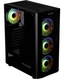 Carcasa Pro Gaming Blaze, Middle Tower, ATX, fara sursa, controller ARGB, telecomanda