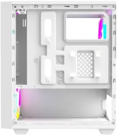 Carcasa PRO GAMING Arrow WHITE, Middle Tower, M-ATX, Fara Sursa, 4X RGB FAN