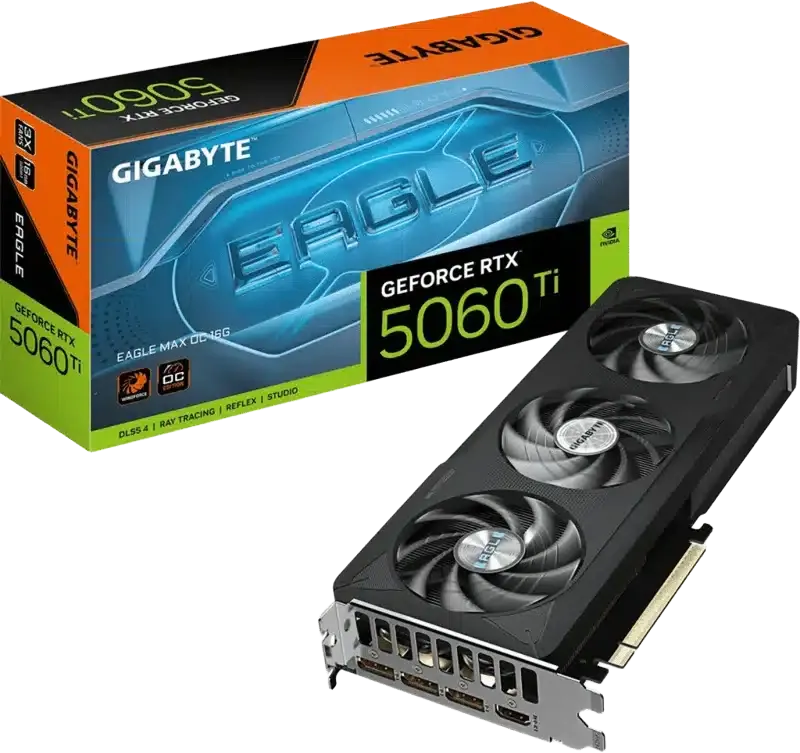 Placa video GIGABYTE GeForce RTX 5060 Ti EAGLE MAX OC 16GB GDDR7 128-bit DLSS 4.0