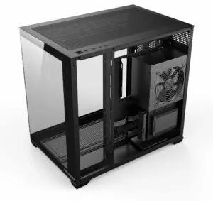 Carcasa Pro Gaming ELITE Black, Cube Tower, ATX, fara sursa, 7x ARGB FAN, Controller ARGB