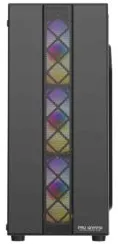 Carcasa PRO GAMING JAX, Middle Tower, ATX, Fara Sursa, 3X ARGB FAN