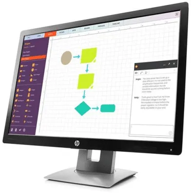 HP EliteDisplay E242, IPS, LED, 24 inch, HDMI, Grad A