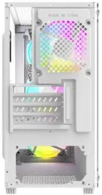 Carcasa PRO GAMING Arrow WHITE, Middle Tower, M-ATX, Fara Sursa, 4X RGB FAN