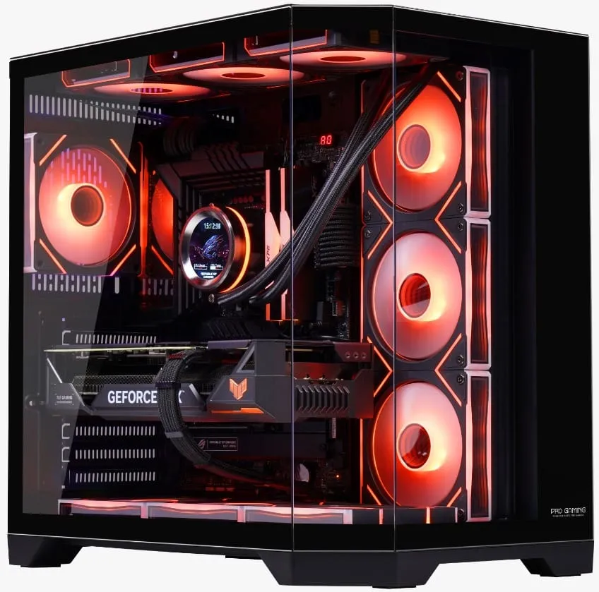 Carcasa Pro Gaming BANSHEE Black, Cube Tower, ATX, fara sursa, 7x ARGB FAN, Controller ARGB-PWM