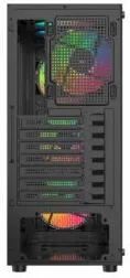 Carcasa Pro Gaming Dune, Middle Tower, ATX, fara sursa, controller ARGB, telecomanda