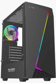Carcasa PRO GAMING Samurai V2, Middle Tower, ATX, Fara Sursa, 1X RGB FAN