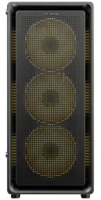 Carcasa PRO GAMING Vision BLACK, Middle Tower, M-ATX, Fara Sursa, 4X RGB FAN