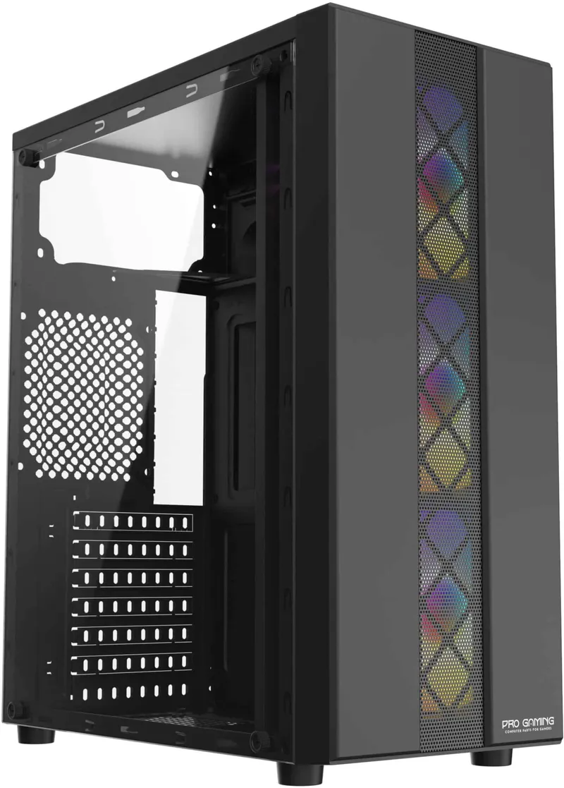 PRO GAMING JAX, Middle Tower, ATX, Fara Sursa, 3X ARGB FAN