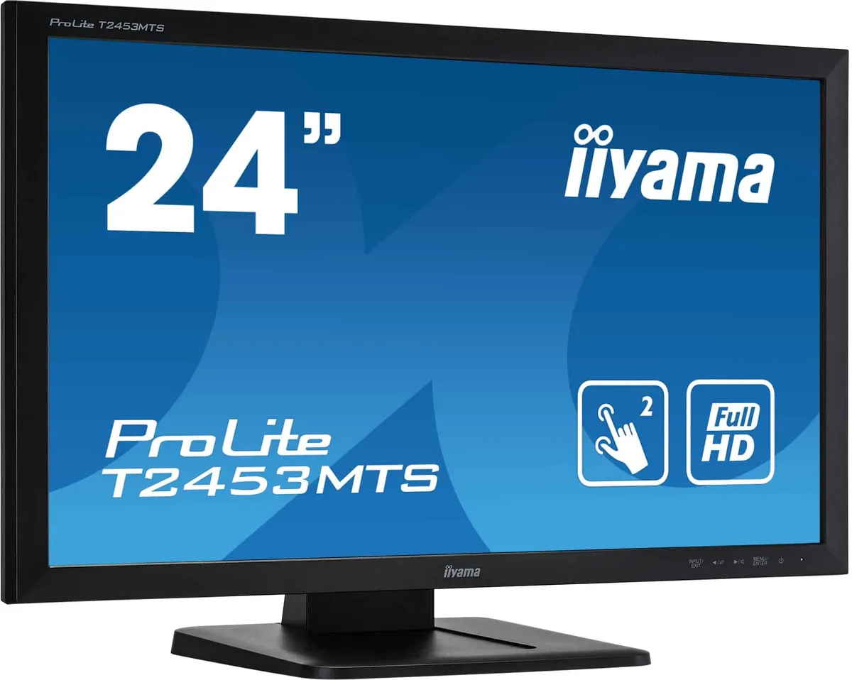 Monitor LED second hand Iiyama Prolite T2453MTS, 24 inch, Touchscreen, Grad -A