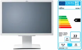 Monitoare second hand LED Fujitsu B22W-7, 22 inch, HD, boxe integrate, Grad A