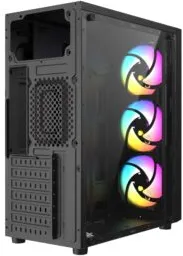 Carcasa PRO GAMING JAX, Middle Tower, ATX, Fara Sursa, 3X ARGB FAN