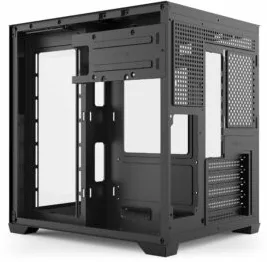 Carcasa Pro Gaming Ambra Black, Cube Tower, M-ATX, fara sursa, 5x ARGB FAN, Controller ARGB
