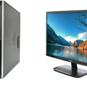 Pachet Calculator second hand HP Compaq 8300 SFF Core i5-3470, 8GB DDR3, 500GB HDD + monitor Acer B225WL