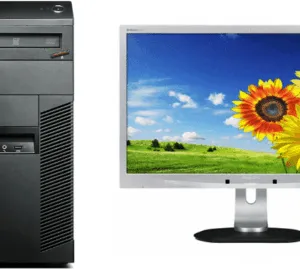 Pachet Calculator second hand Lenovo Thinkcentre M82 Tower Core i5-3470, 8GB DDR3, 500GB HDD + Monitor Philips 220B
