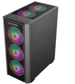 Carcasa Pro Gaming Zed, Middle Tower, ATX, fara sursa, controller ARGB, telecomanda
