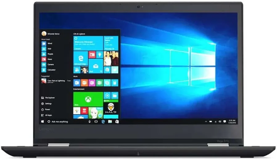 Laptop 2 in 1 second hand Lenovo Yoga 370 Core i5-7200U, 8GB DDR4, SSD 256GB, Windows 10 Pro, Touchscreen